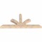 Ekena Millwork Richland Smooth Timber Gable Bracket, Douglas Fir, 84"W x 38"H x 5 1/2"D x 5 1/2"F, 11/12 Pitch GBW084X38X0606RIC00SDF - alternate 4